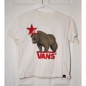 VANS Regular Boy's Bear Tee, Size Medium